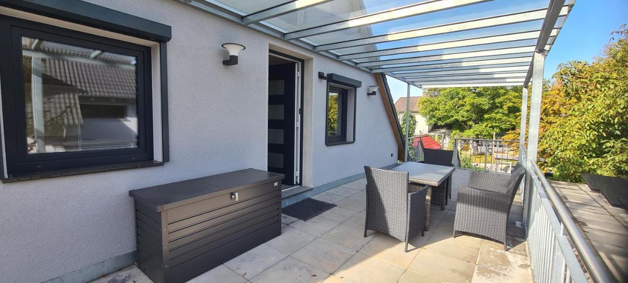 Moderne Ferienunterkunft/Wohnung Burgthann Dış mekan fotoğraf