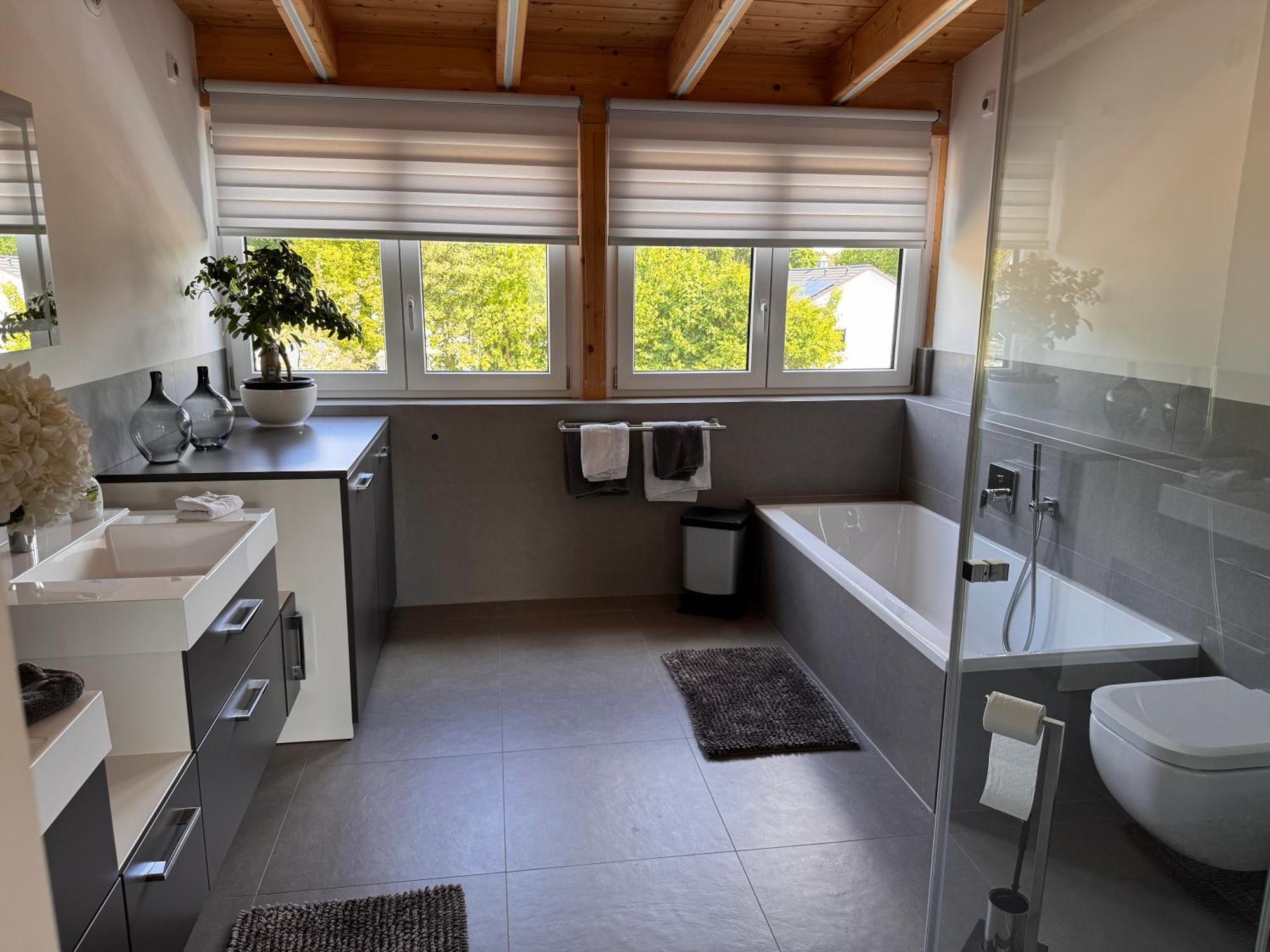 Moderne Ferienunterkunft/Wohnung Burgthann Dış mekan fotoğraf