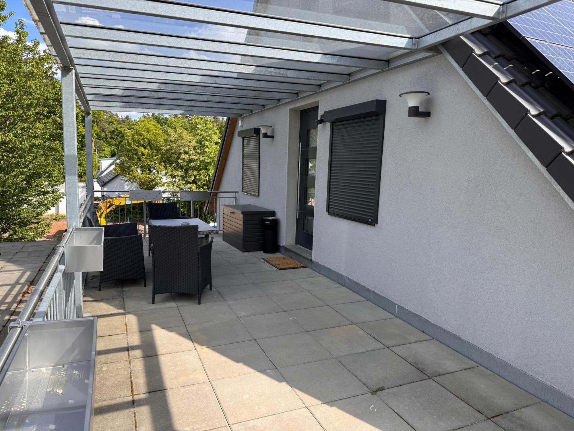 Moderne Ferienunterkunft/Wohnung Burgthann Dış mekan fotoğraf